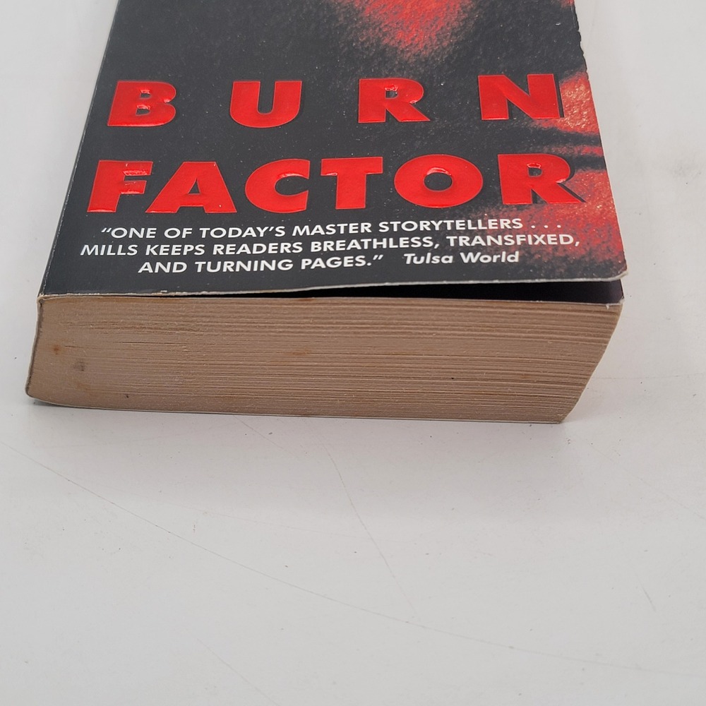 Kyle Mills Burn Factor Paperback 1st Printing FBI Thriller Suspense Good - Picture 7 of 11